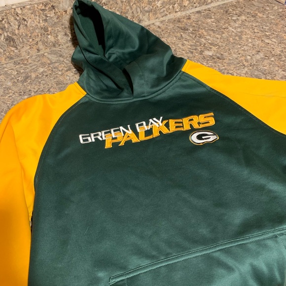 Green Bay Packers Hooded Sweatshirt‎ Size Medium - Picture 1 of 2